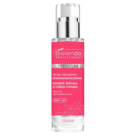 Bielenda Professional SupremeLab Cellular Senolytic Activator & Cellular Complex, інтенсивна сироватка проти зморшок, день і ніч, 30 мл: ціни та характеристики