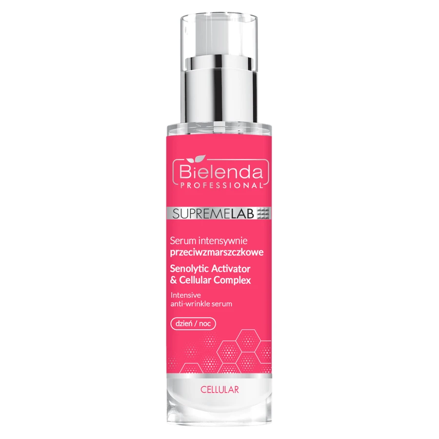 Bielenda Professional SupremeLab Cellular Senolytic Activator & Cellular Complex, інтенсивна сироватка проти зморшок, день і ніч, 30 мл: ціни та характеристики