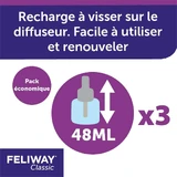 Заправка феромонів Feliway Classic для електричного дифузора Classic для котів 3х48 мл