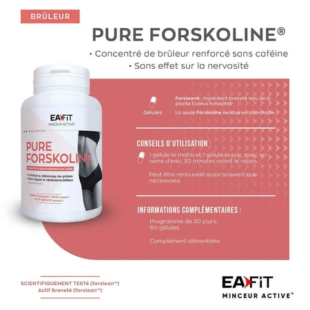 Eafit Pure Forskoline Global Silhouette для схуднення 60 капсул: ціни та характеристики