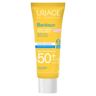 Uriage Bariesun, тонизирующий крем для защиты от солнечных лучей, беж дешис, SPF 50+, 50 мл + pungă gratuită