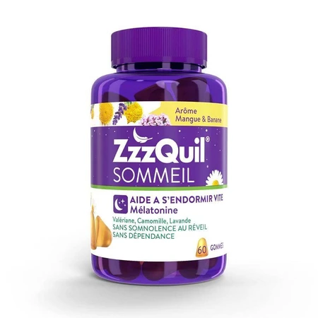 ZzzQuil Sleep Смак манго та банана 60 жувальних гумок: ціни та характеристики