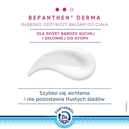 Глубоко питательный лосьон для тела Bepanthen Derma Replenishing, 200 мл: цены и характеристики