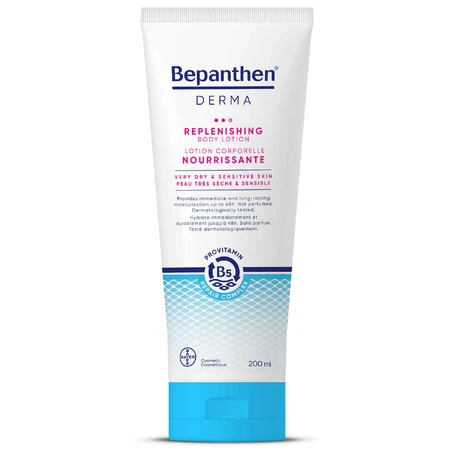 Глубоко питательный лосьон для тела Bepanthen Derma Replenishing, 200 мл: цены и характеристики
