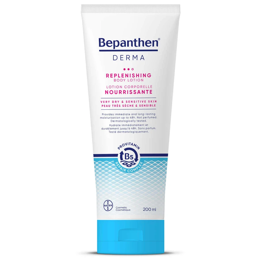 Глубоко питательный лосьон для тела Bepanthen Derma Replenishing, 200 мл: цены и характеристики