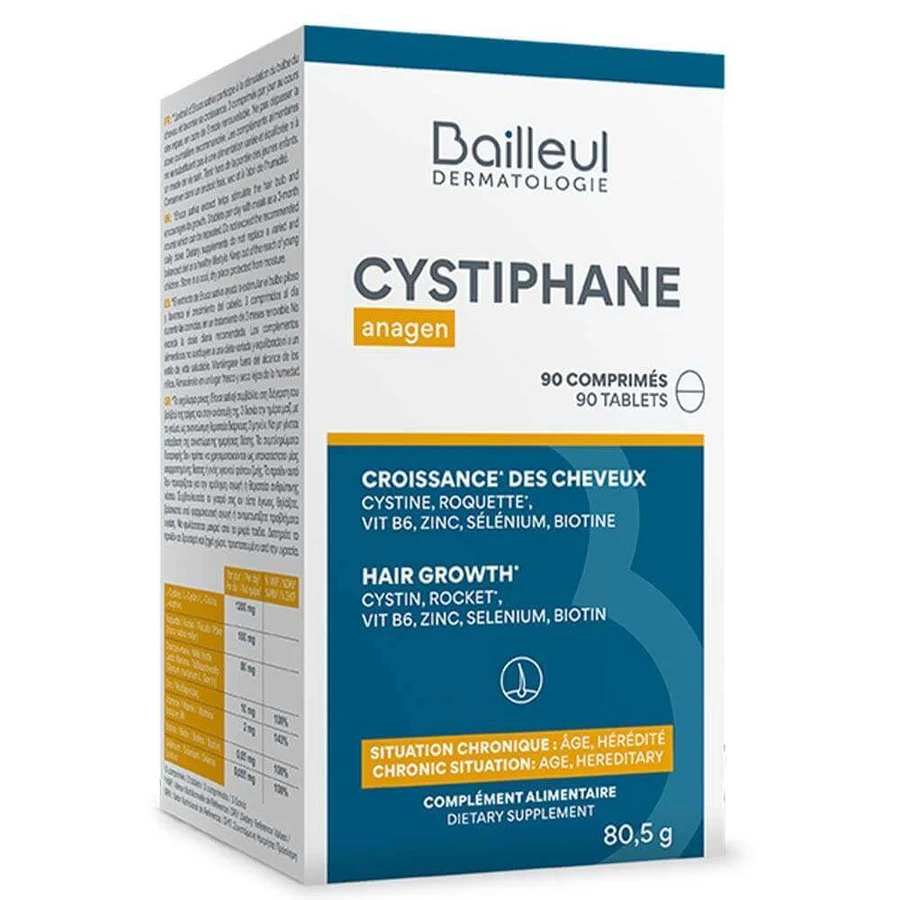 Bailleul Cystiphane Anagen Hair Growth 90 Tablets: цены и характеристики