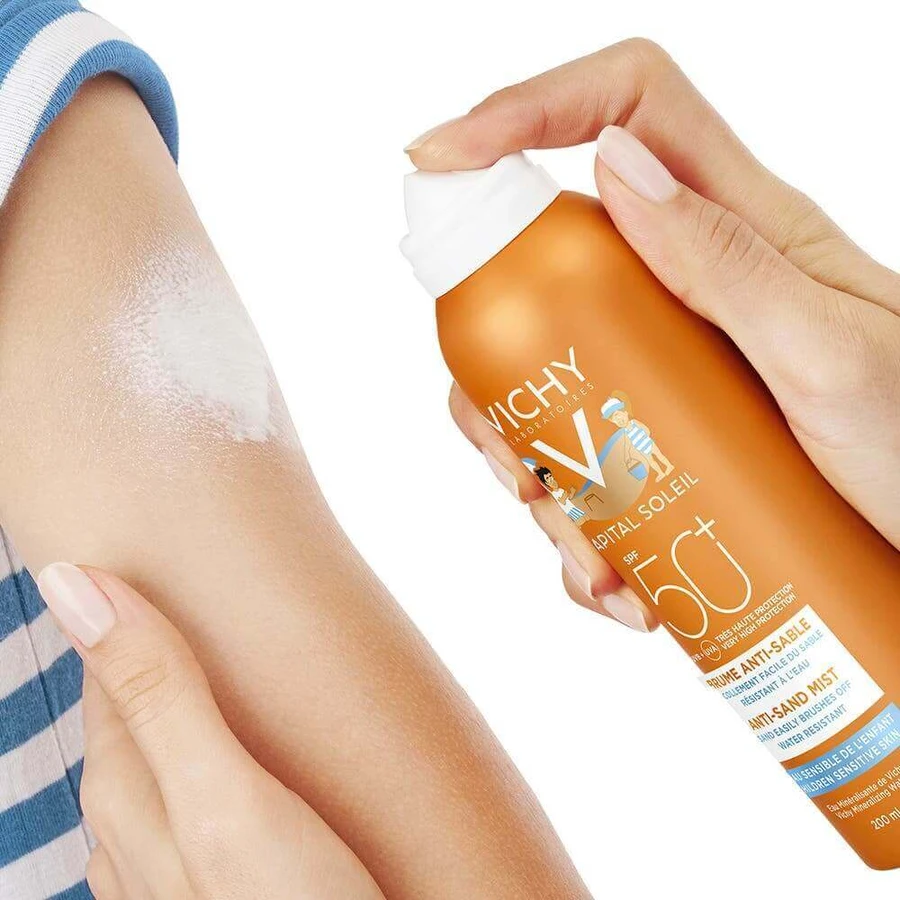 Vichy Ideal Soleil Антипесочная дымка для детей Spf50+ 200 мл: цены и характеристики