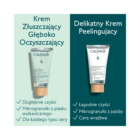 Caudalie, відлущуючий, глибоко очищуючий крем для обличчя, 75 мл: ціни та характеристики