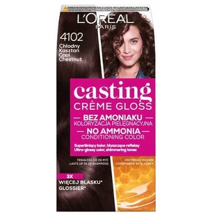 L Oreal Paris Casting Creme Gloss Краска для волос 4102 Холодный каштан