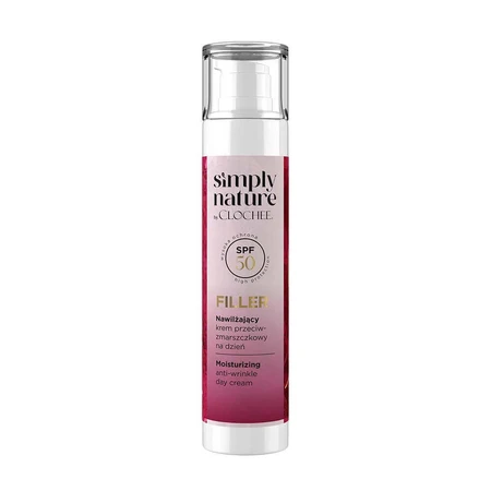 Clochee Simply Nature Filler, зволожуючий денний крем проти зморшок, SPF 50, 50 мл: ціни та характеристики