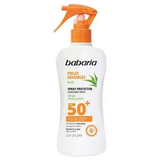 Спрей для чувствительной кожи с защитой от солнца SPF 50+, 200 мл, Babaria