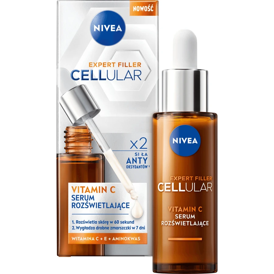 Nivea Cellular Expert Filler Вітамін С, освітлююча сироватка, 30 мл: ціни та характеристики