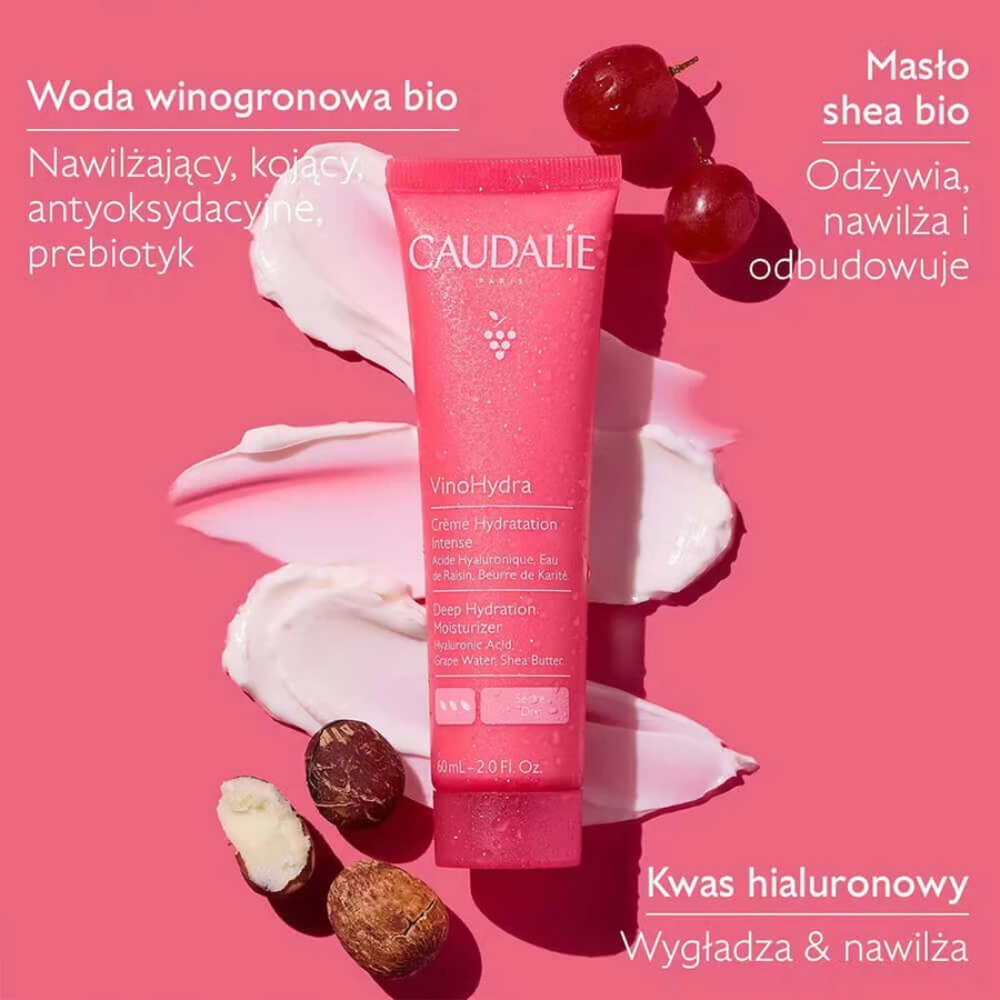 Caudalie VinoHydra, інтенсивний зволожуючий крем для обличчя, 60 мл: ціни та характеристики