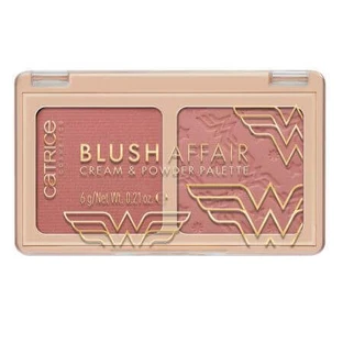 Палітра рум'ян для щік 020 Powerfull together Blush Affair Wonder Woman, 6 г, Catrice