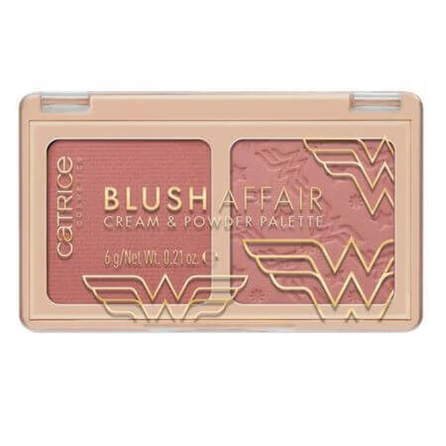 Палітра рум'ян для щік 020 Powerfull together Blush Affair Wonder Woman, 6 г, Catrice: ціни та характеристики