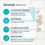 Набір CeraVe, гель для вмивання проти недосконалостей, 236 мл + зволожуючий крем для обличчя з керамідами, SPF 50, 52 мл: ціни та характеристики