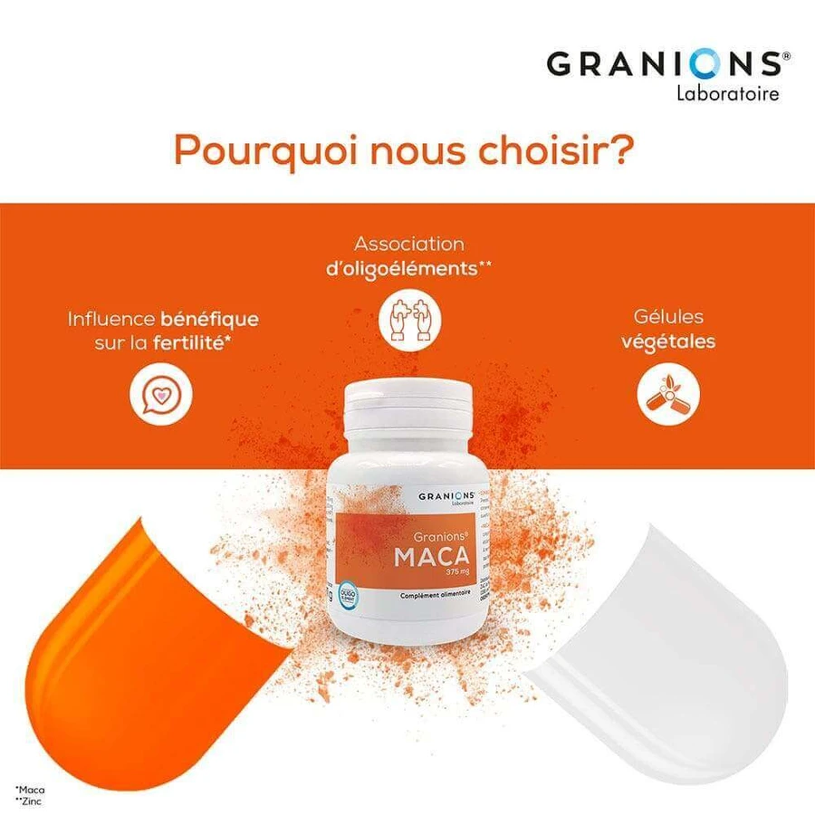 Granions Maca 30 Gelule: ціни та характеристики