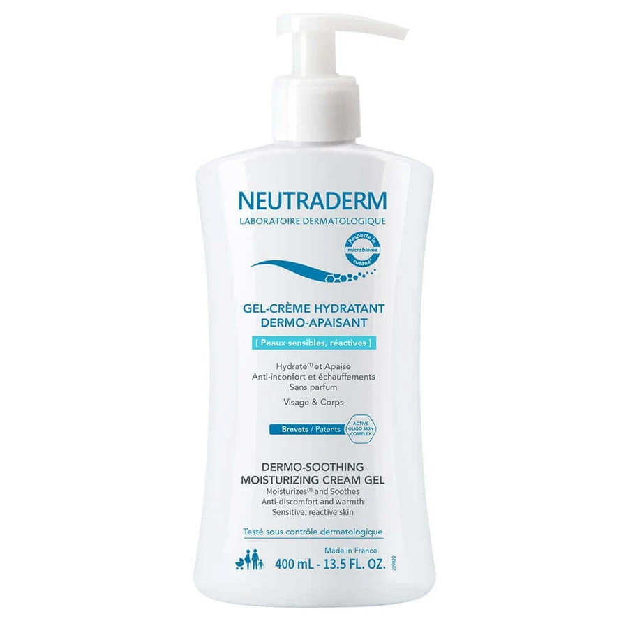 Neutraderm Увлажняющий гель-крем Дермо-успокаивающий для чувствительной кожи 400 мл: цены и характеристики
