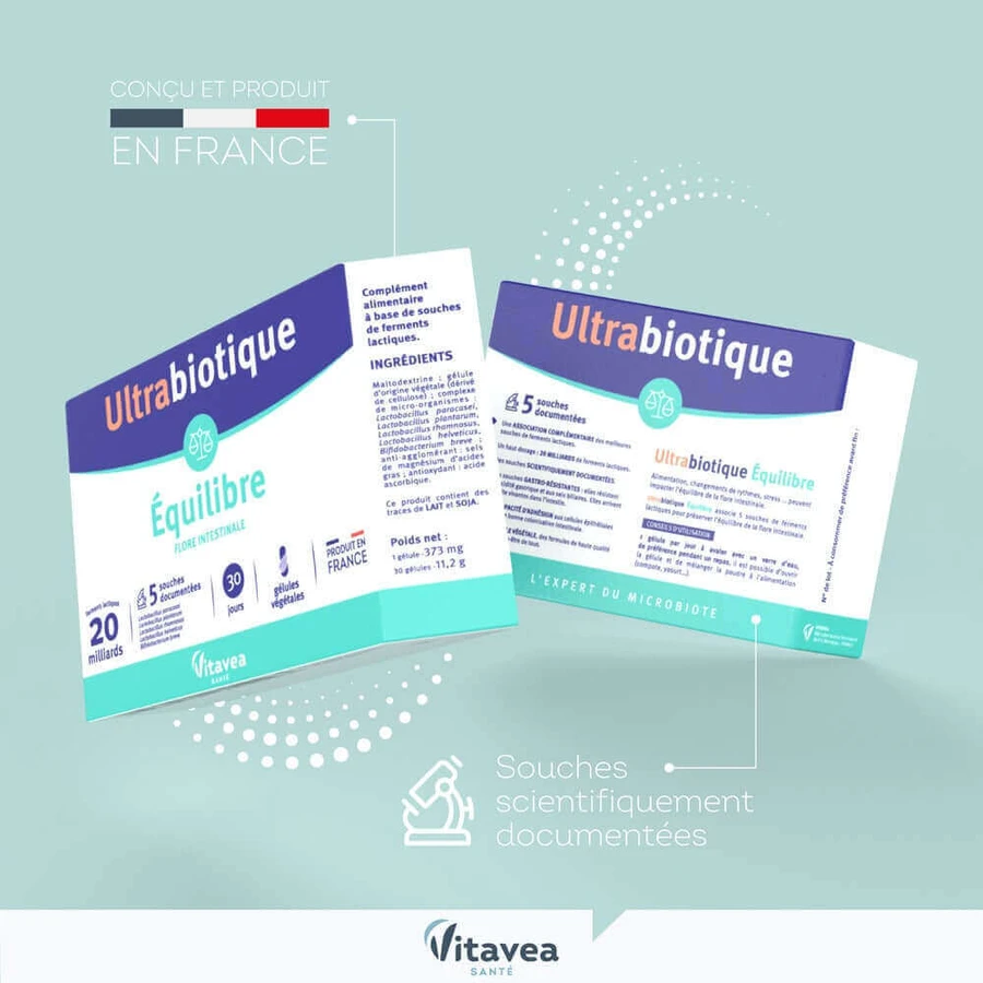 Vitavea Santé Ultrabiotique Intestinal Flore Balance 30 гелей: цены и характеристики
