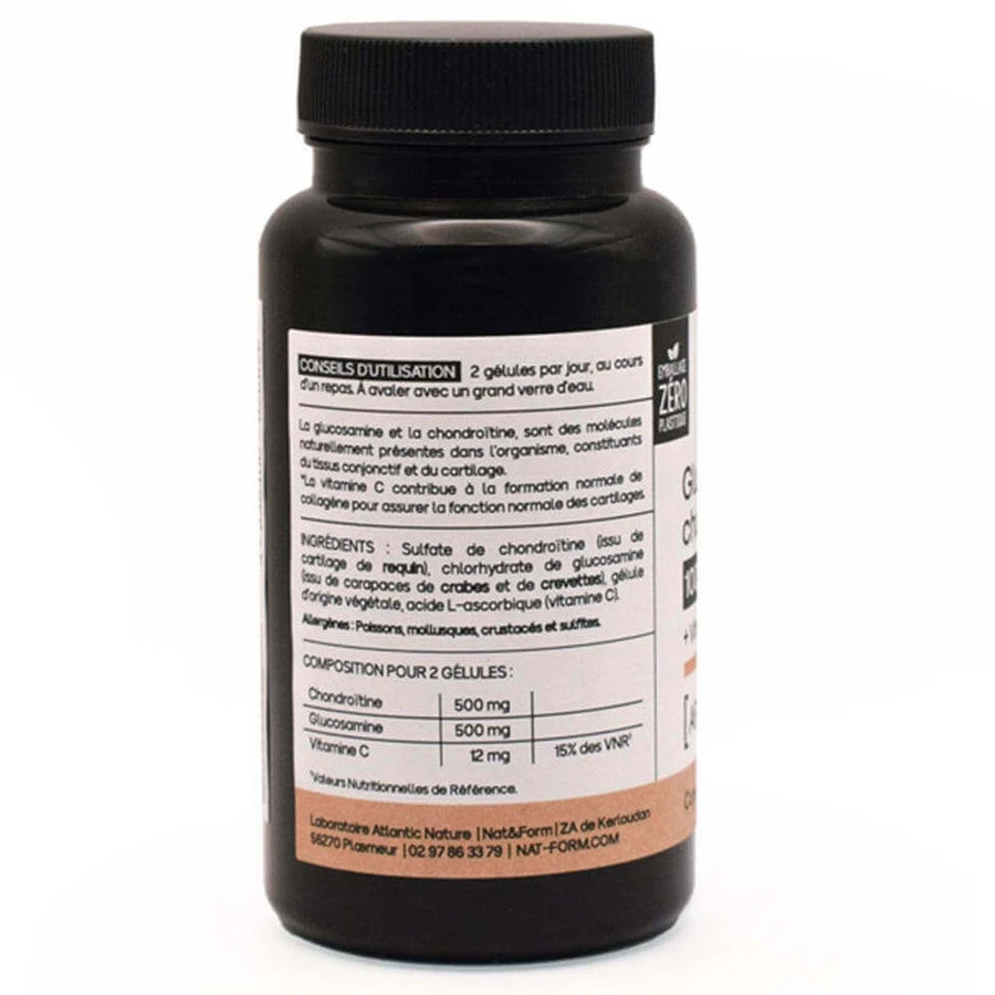 Nat&Form Premium Glucosamine Chondroitin 60 капсул: цены и характеристики