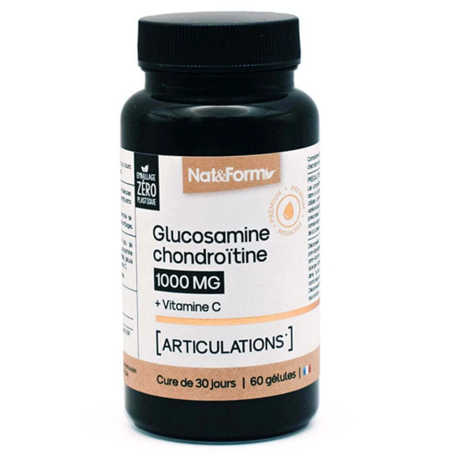 Nat&Form Premium Glucosamine Chondroitin 60 капсул: цены и характеристики