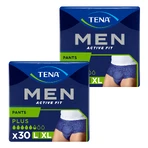 Набір Tena Men Active Fit Труси, поглинаючі труси, розмір L/XL, 95-130 см, Plus, 2 х 30 шт.: ціни та характеристики