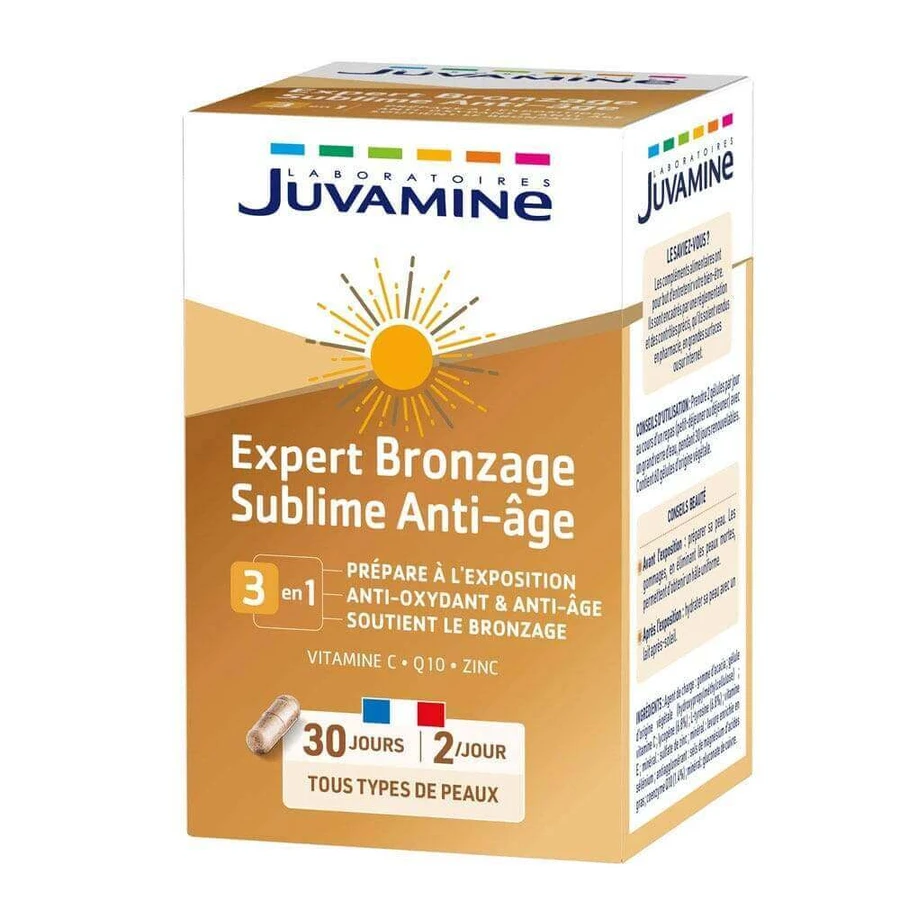 Juvamine Sublime Эксперт загара 60 капсул: цены и характеристики