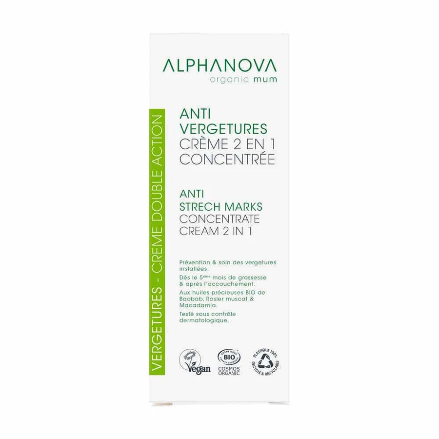 Alphanova Organic Mum Double Action Stretch Marks 150 мл: цены и характеристики