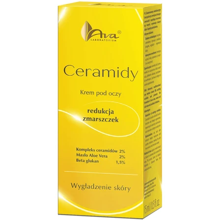 Ava Ceramides, крем для шкіри навколо очей, що зменшує зморшки, 15 мл: ціни та характеристики