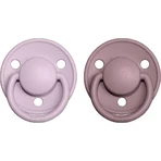 BIBS De Lux силиконовые пустышки дымка/цветок 1×2 шт, один размер: цены и характеристики