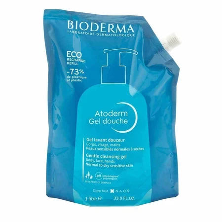 Гель для душу Bioderma Atoderm Eco-Rich для всіх типів шкіри 1л: ціни та характеристики