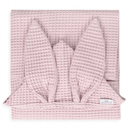 BabyMatex, Покрывало для ванной Prestige Bunny из вафельного хлопка, 70 см x 140 см, розовое: цены и характеристики