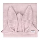 BabyMatex, Покрывало для ванной Prestige Bunny из вафельного хлопка, 70 см x 140 см, розовое