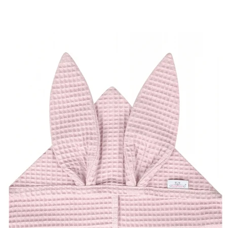 BabyMatex, Покрывало для ванной Prestige Bunny из вафельного хлопка, 70 см x 140 см, розовое: цены и характеристики