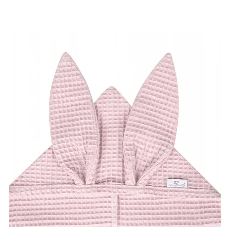 BabyMatex, Покрывало для ванной Prestige Bunny из вафельного хлопка, 70 см x 140 см, розовое: цены и характеристики