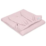 BabyMatex, Покрывало для ванной Prestige Bunny из вафельного хлопка, 70 см x 140 см, розовое: цены и характеристики