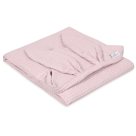 BabyMatex, Покрывало для ванной Prestige Bunny из вафельного хлопка, 70 см x 140 см, розовое: цены и характеристики