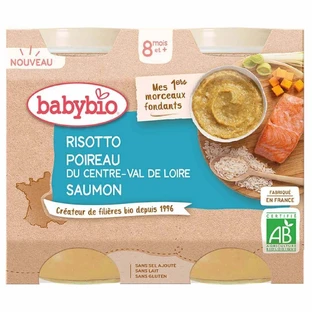 Babybio Мої перші шматочки органічної помадки Від 8 місяців 2х200г