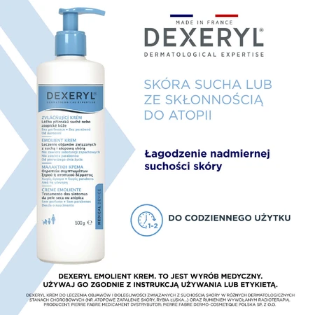 Набір Dexeryl, крем для пом'якшення шкіри, 2 х 500 г: ціни та характеристики