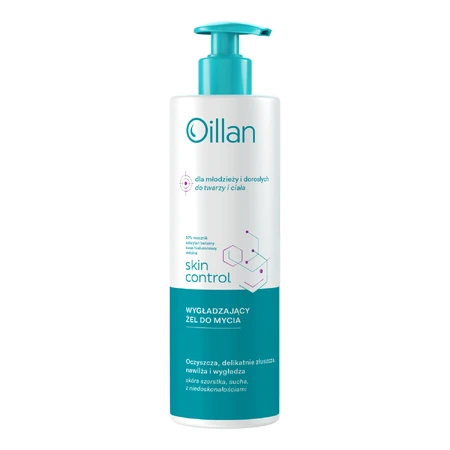 Oillan Skin Control, розгладжуючий гель для вмивання, 400 мл: ціни та характеристики