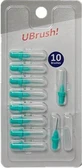 UBrush! - міжзубна щітка - 0,9 мм зелена 1×10 шт, міжзубні щітки