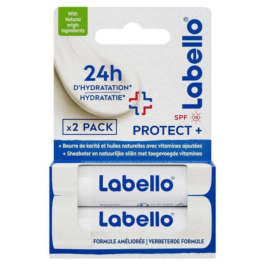 Labello Lip Stick Protect + Spf15 2x4,8g: цены и характеристики