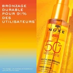 Nuxe Олія для засмаги з високим ступенем захисту SPF50 150 мл: ціни та характеристики