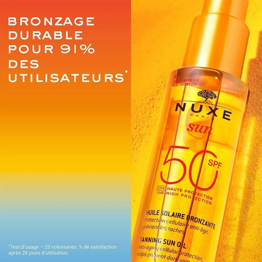 Nuxe Олія для засмаги з високим ступенем захисту SPF50 150 мл: ціни та характеристики