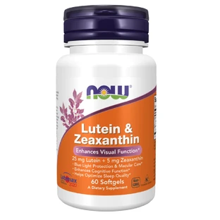 Now Foods Lutein & Zeaxanthin, лютеин и зеаксантин, 60 капсул