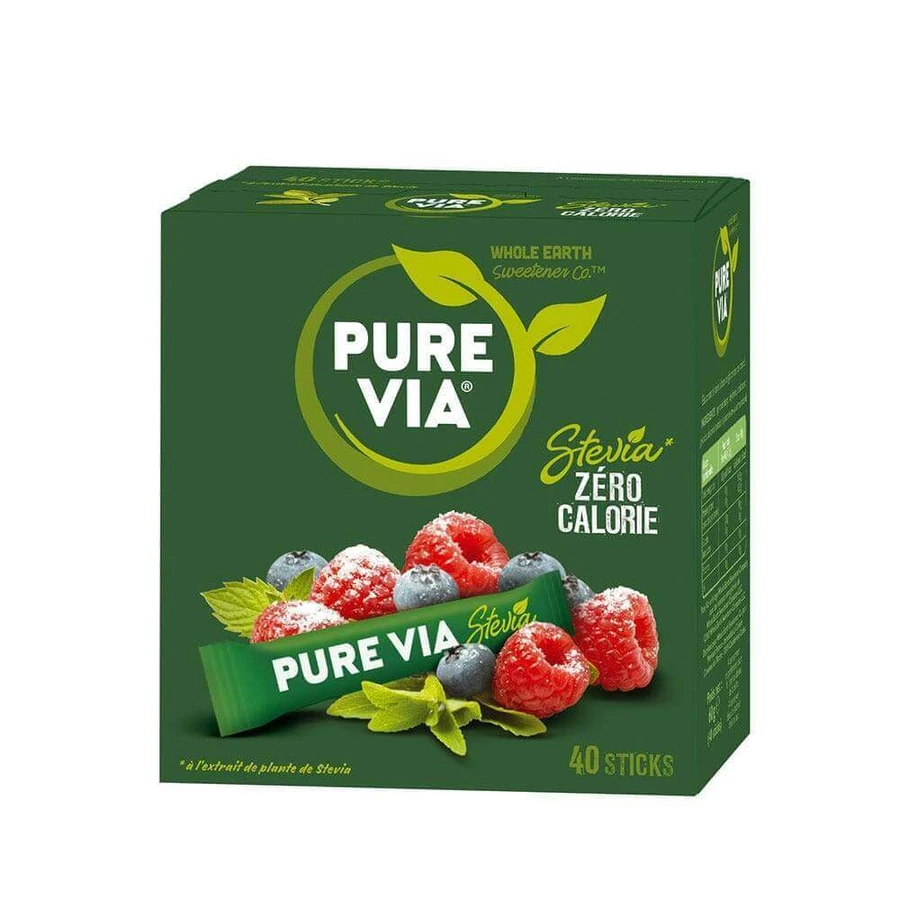 Pure Via Stevia Zero Calorie Stick X40: ціни та характеристики