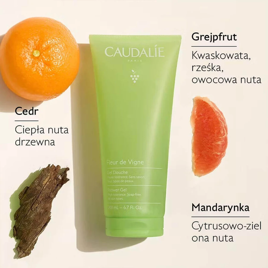 Caudalie Fleur de Vigne, гель для душу, 200 мл: ціни та характеристики