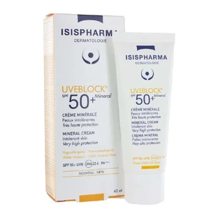 Isispharma Uveblock Mineral Cream Spf50+ 40 мл