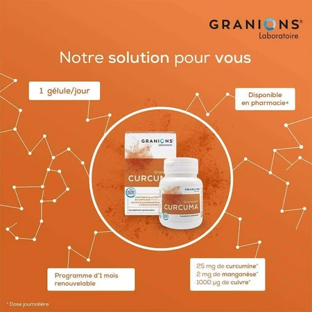 Granions Curcuma 30 Gelule: ціни та характеристики