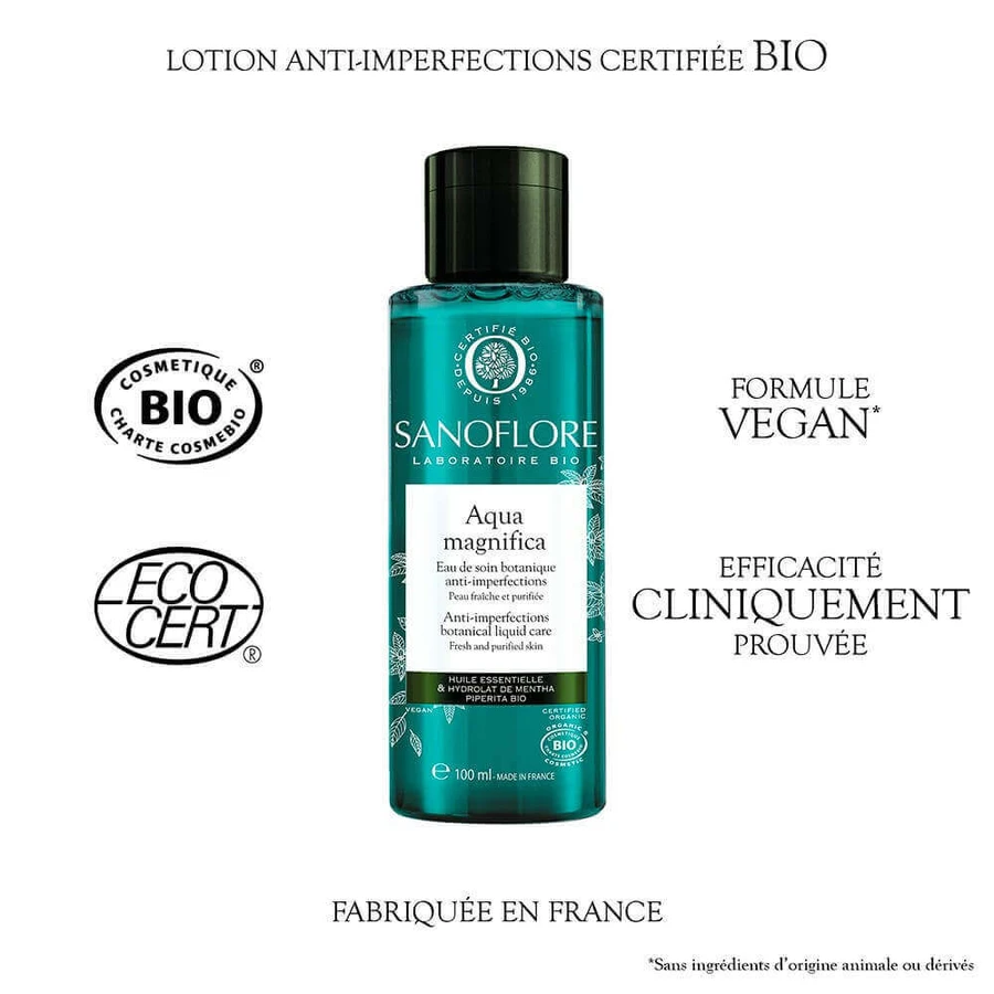Sanoflore Magnifica Soin Botaniste Anti-imperfections Bio Aqua 100 мл: цены и характеристики